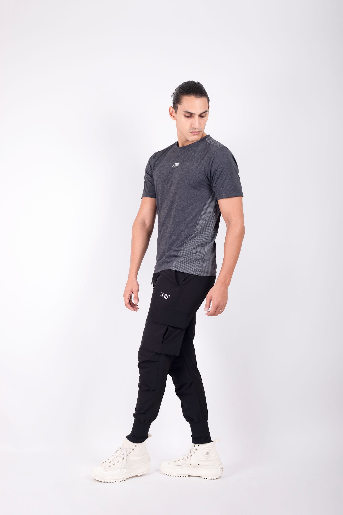 Wrinkle Free Performance T shirt Carbon Black