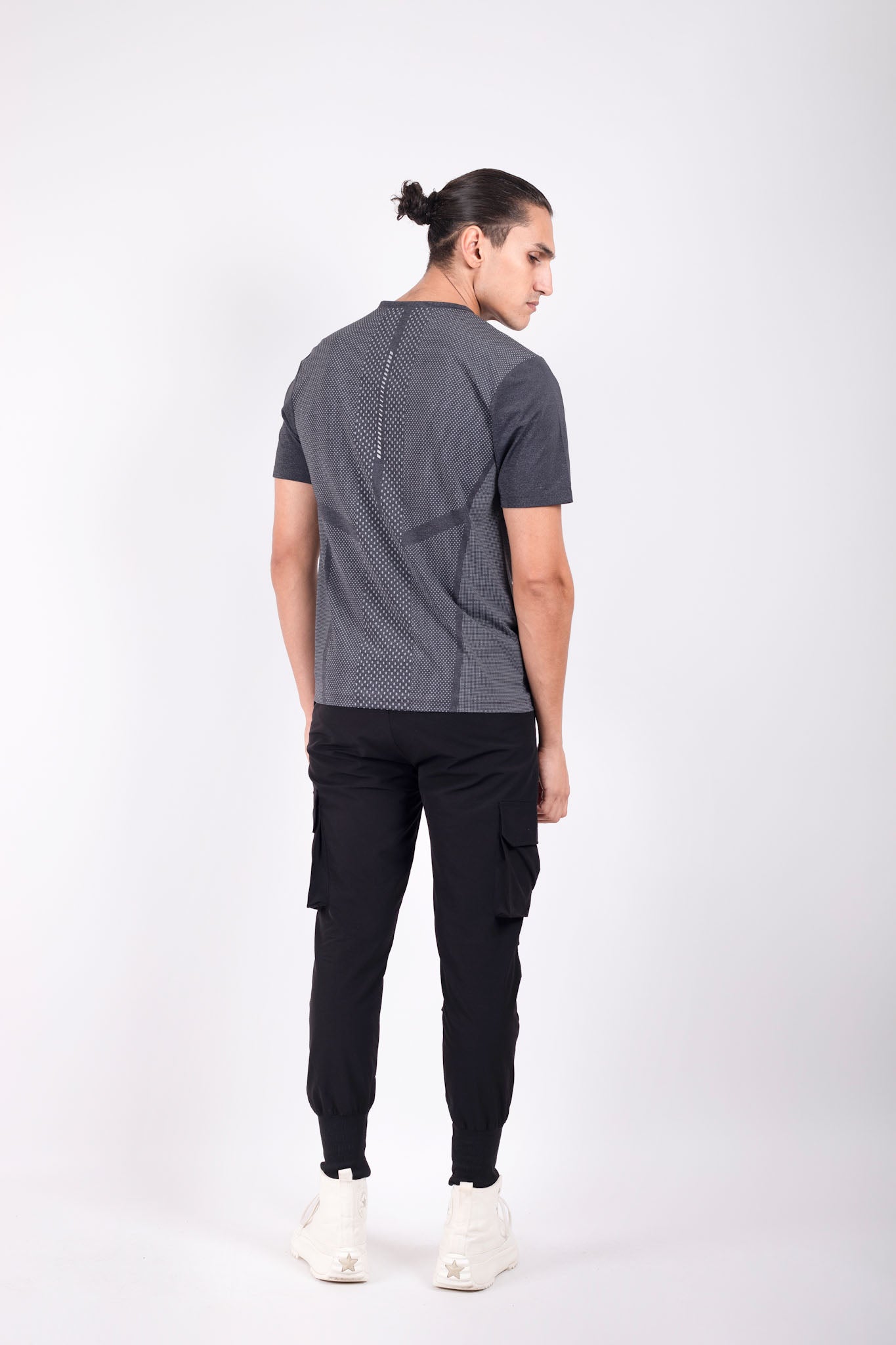 Wrinkle Free Performance T shirt Carbon Black