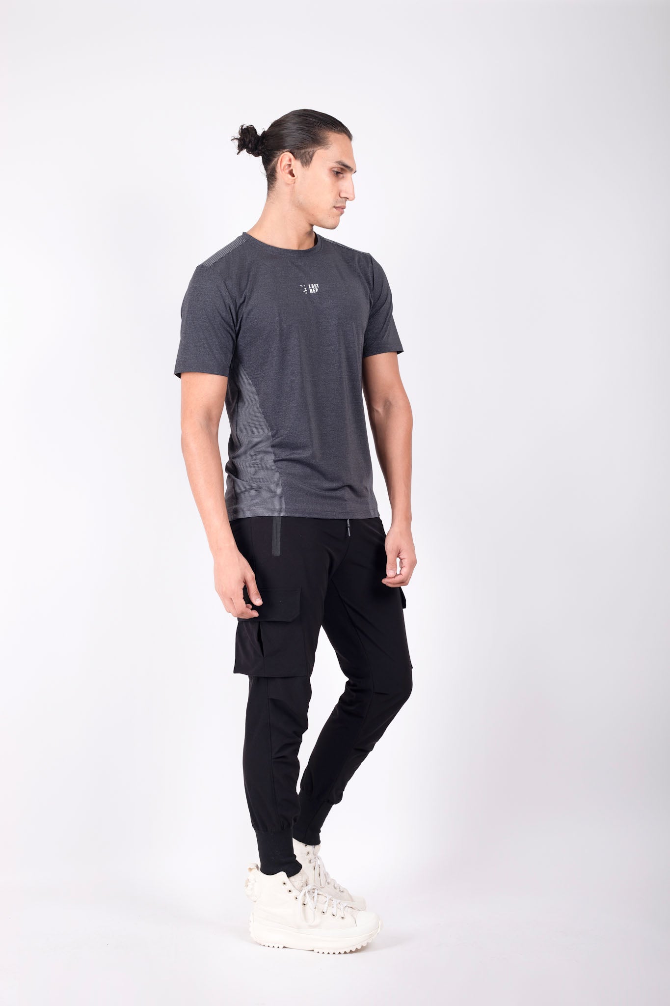 Wrinkle Free Performance T shirt Carbon Black