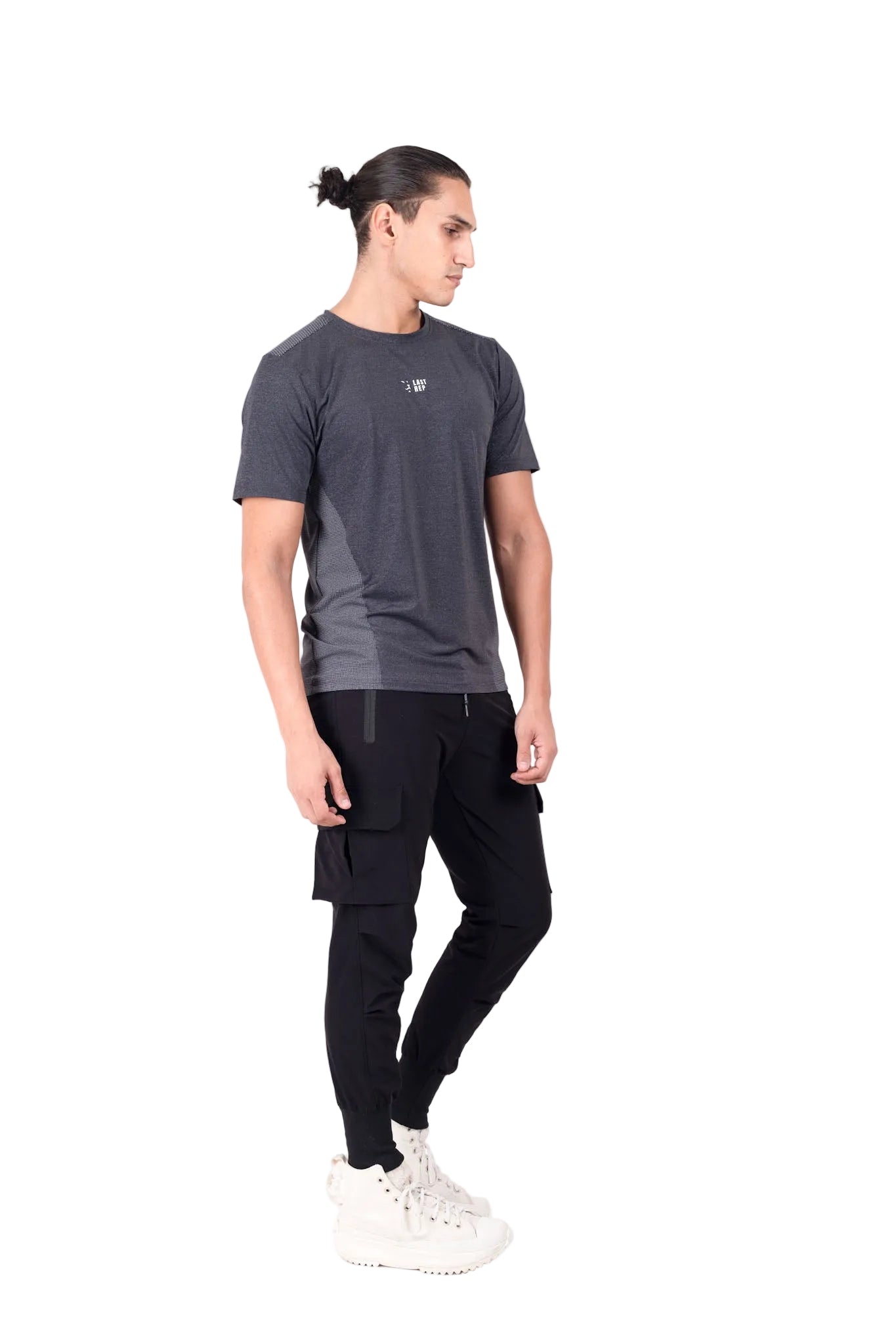 Wrinkle Free Performance T shirt Carbon Black