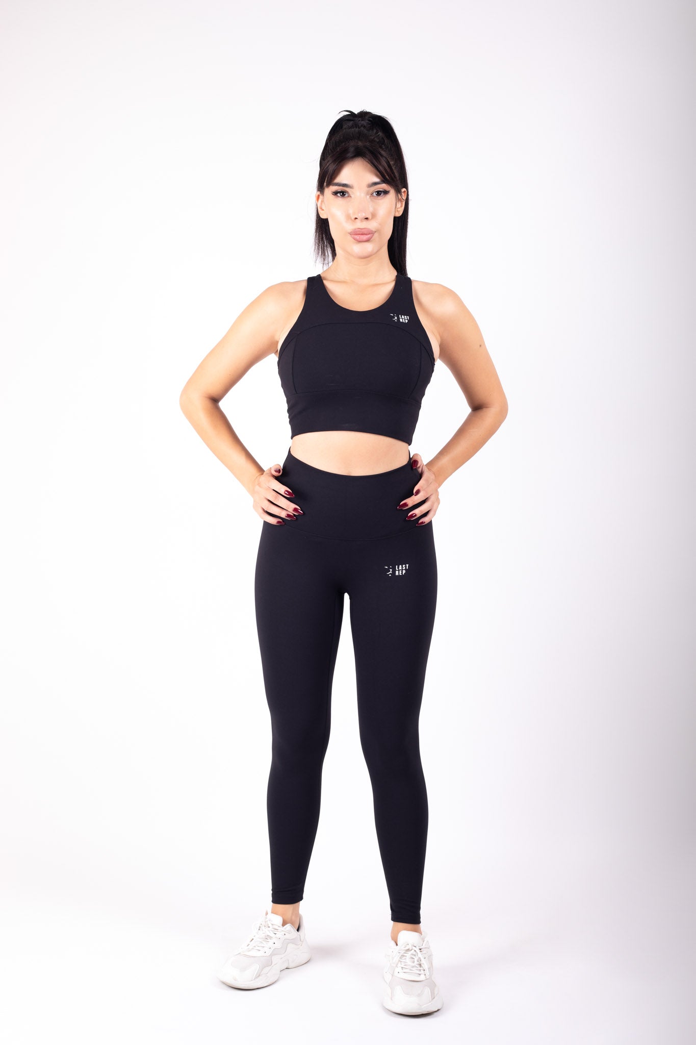 Vibrant Full Support Yoga Set Black