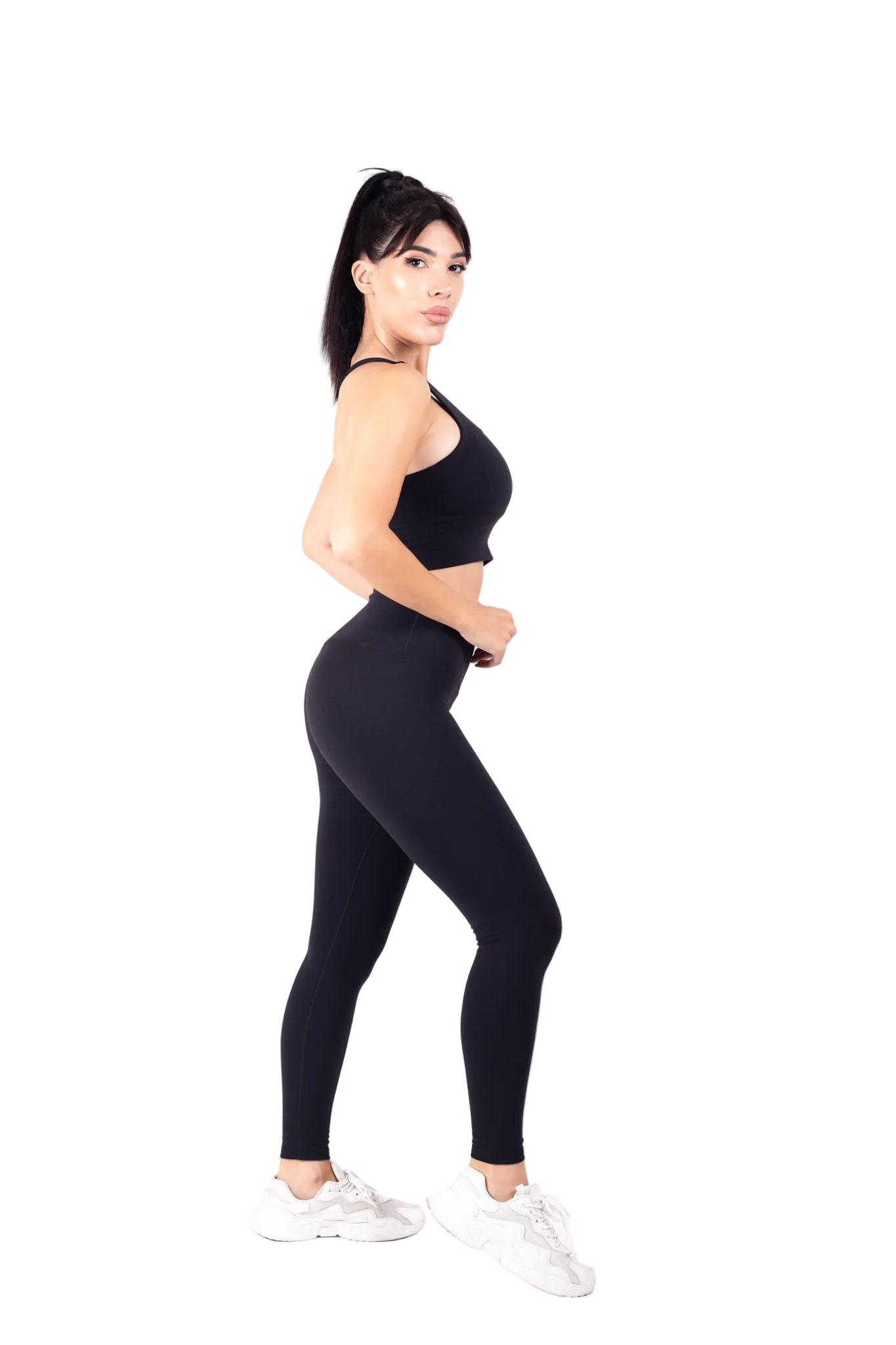 Vibrant Full Support Yoga Set Black