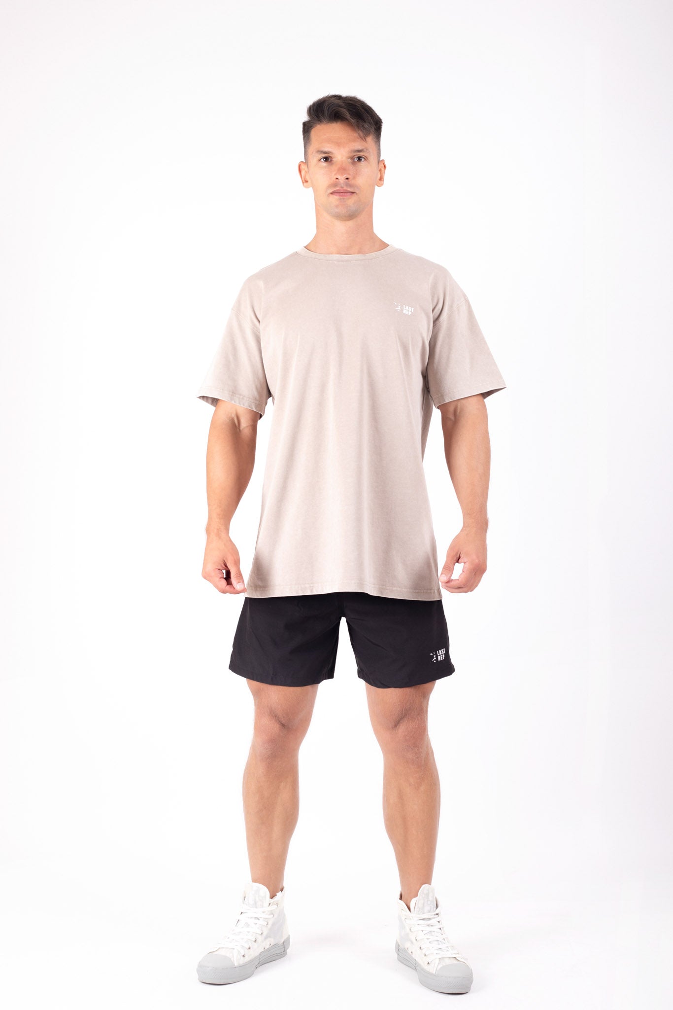 UAE Mark Oversized T-Shirt Acid Cream