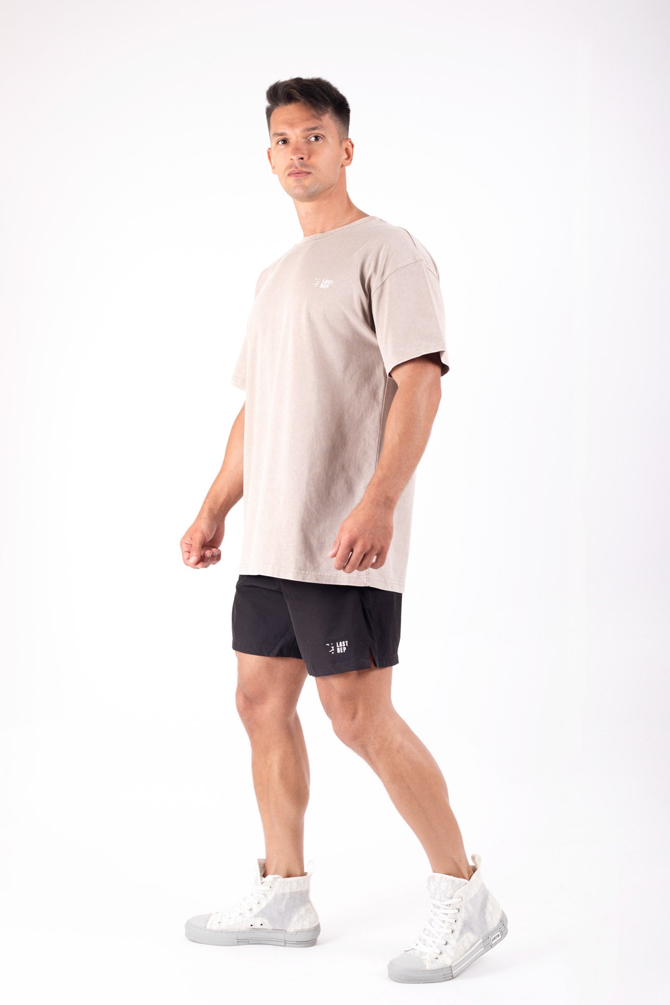 UAE Mark Oversized T-Shirt Acid Cream
