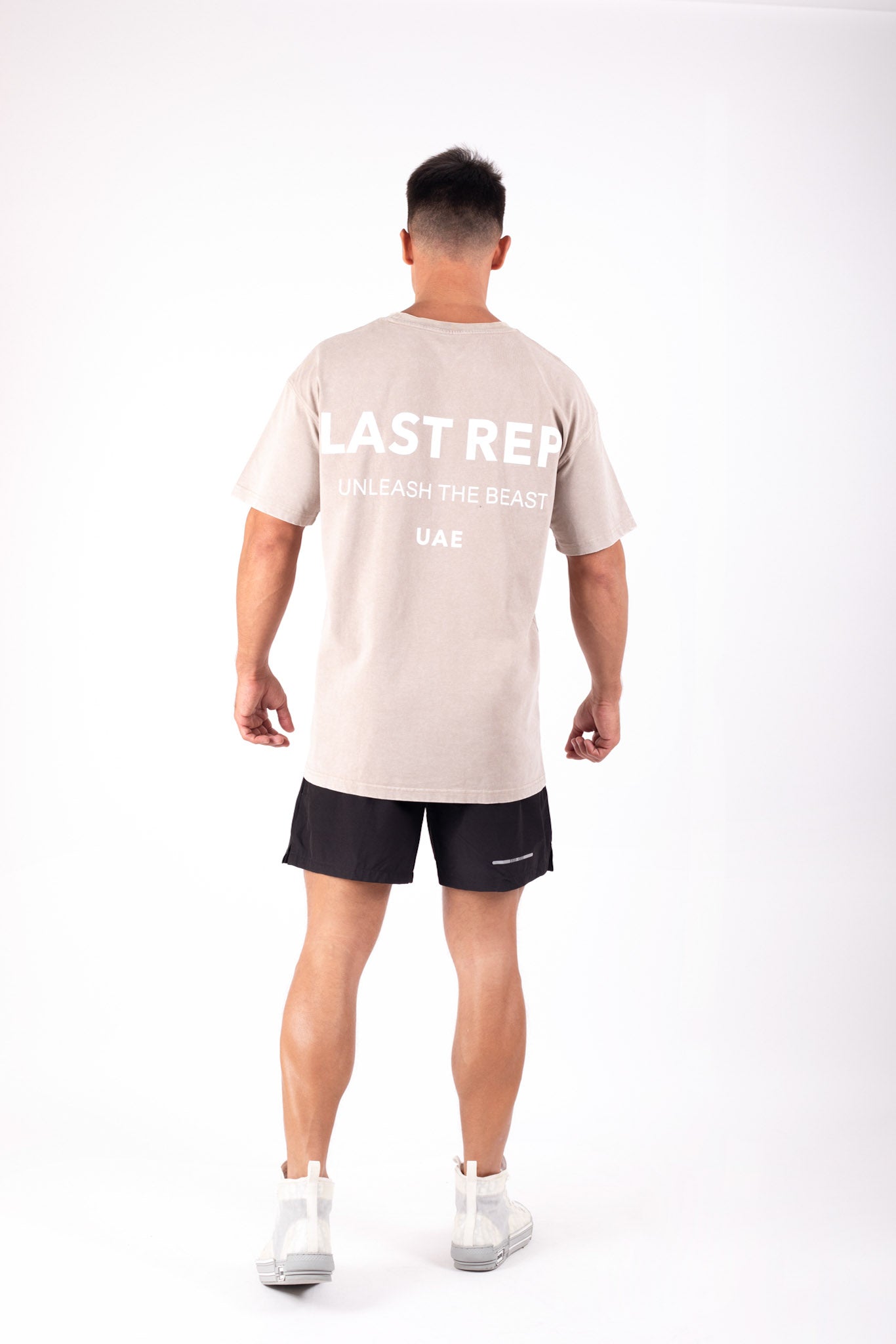 UAE Mark Oversized T-Shirt Acid Cream