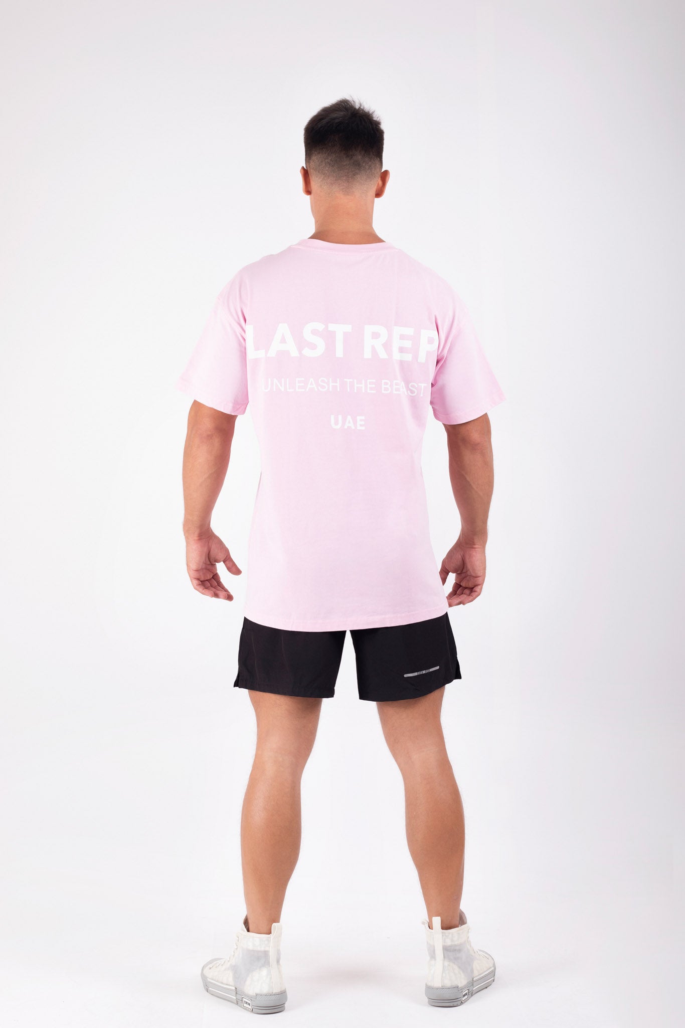UAE Mark Oversized T-Shirt Pink