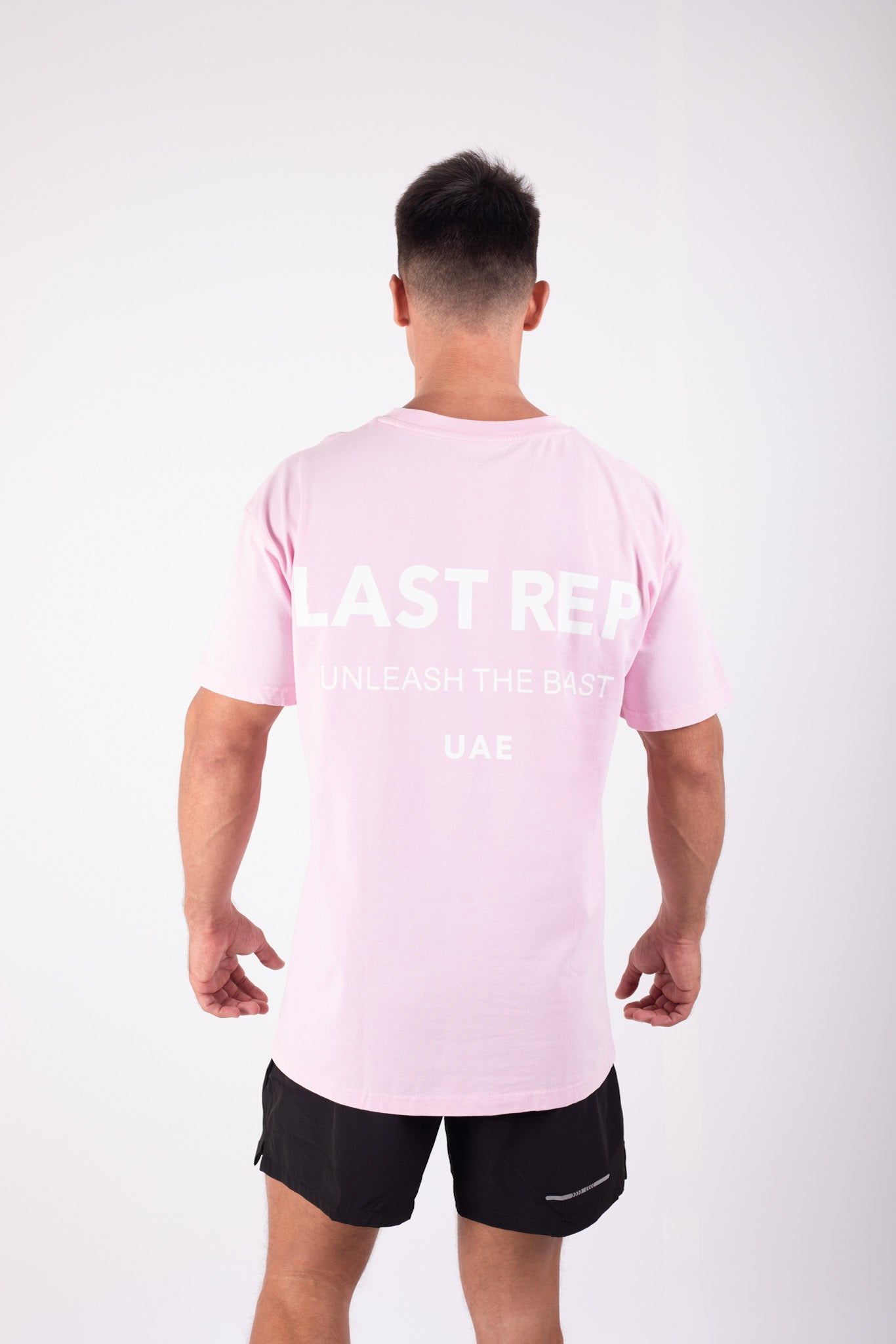 UAE Mark Oversized T-Shirt Pink