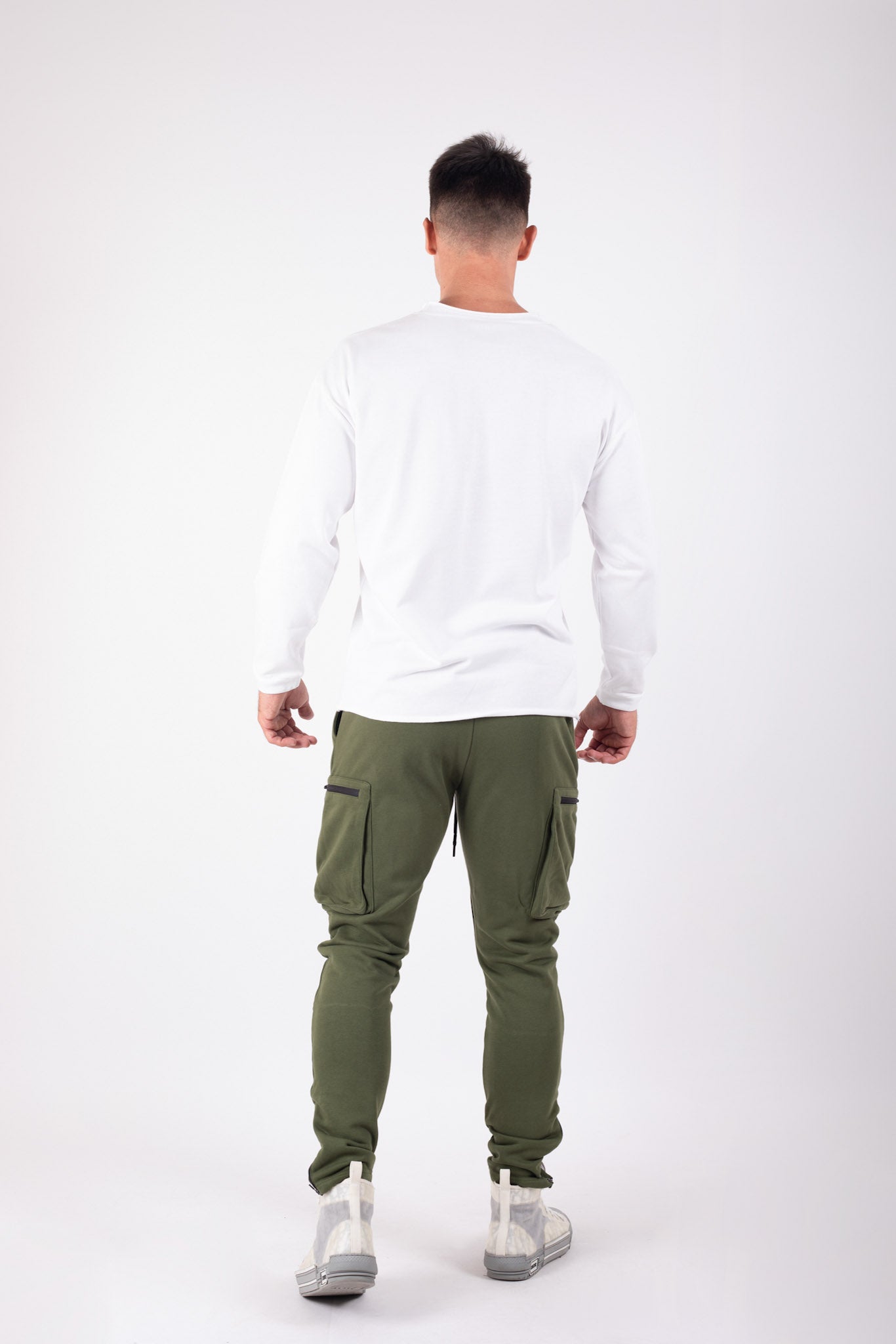 Long Sleeve Gym T-shirt White