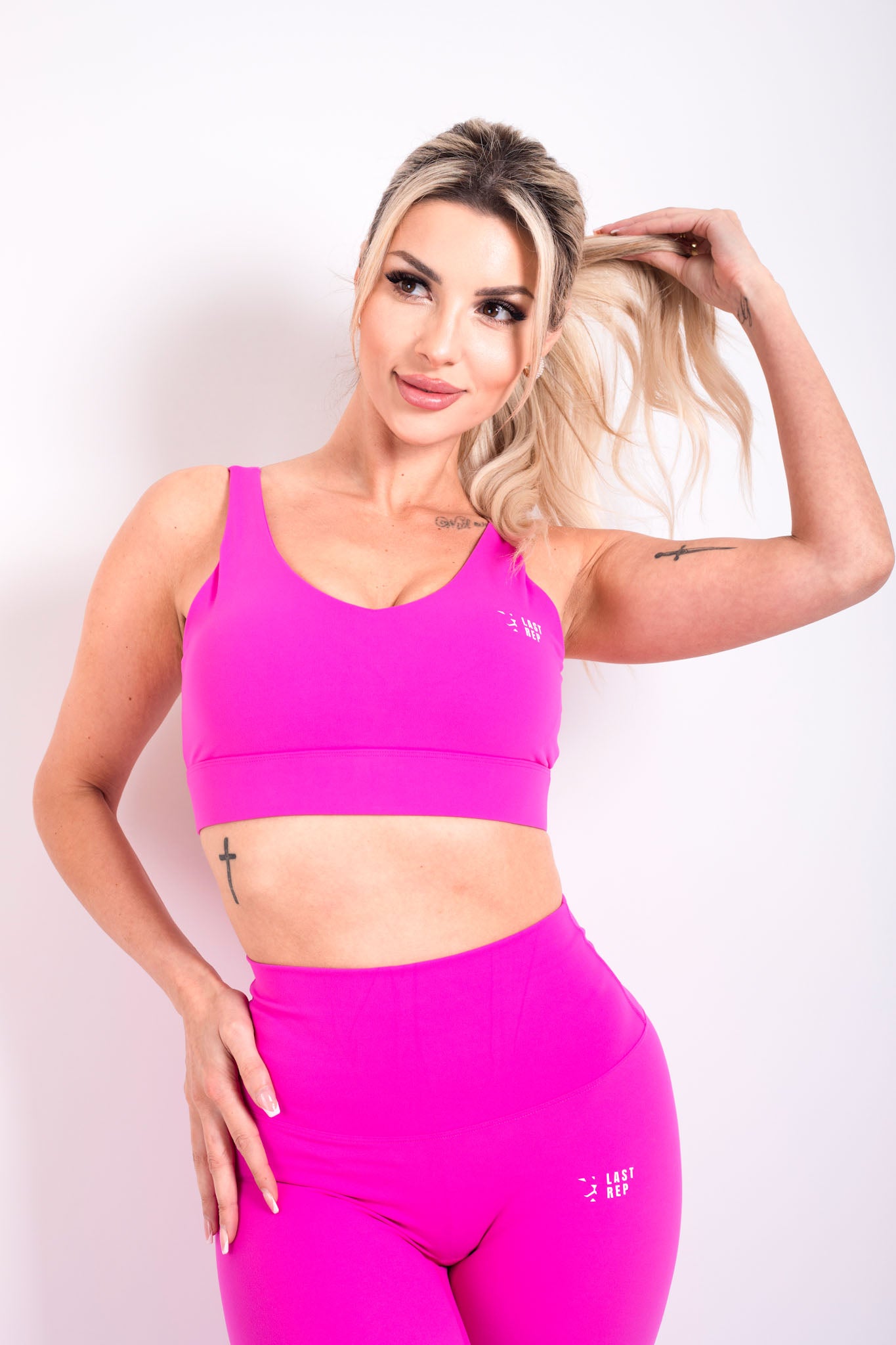 Divine Yoga Set Hot Pink