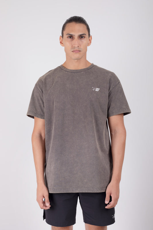 UAE Mark Oversized T-Shirt Acid Grey