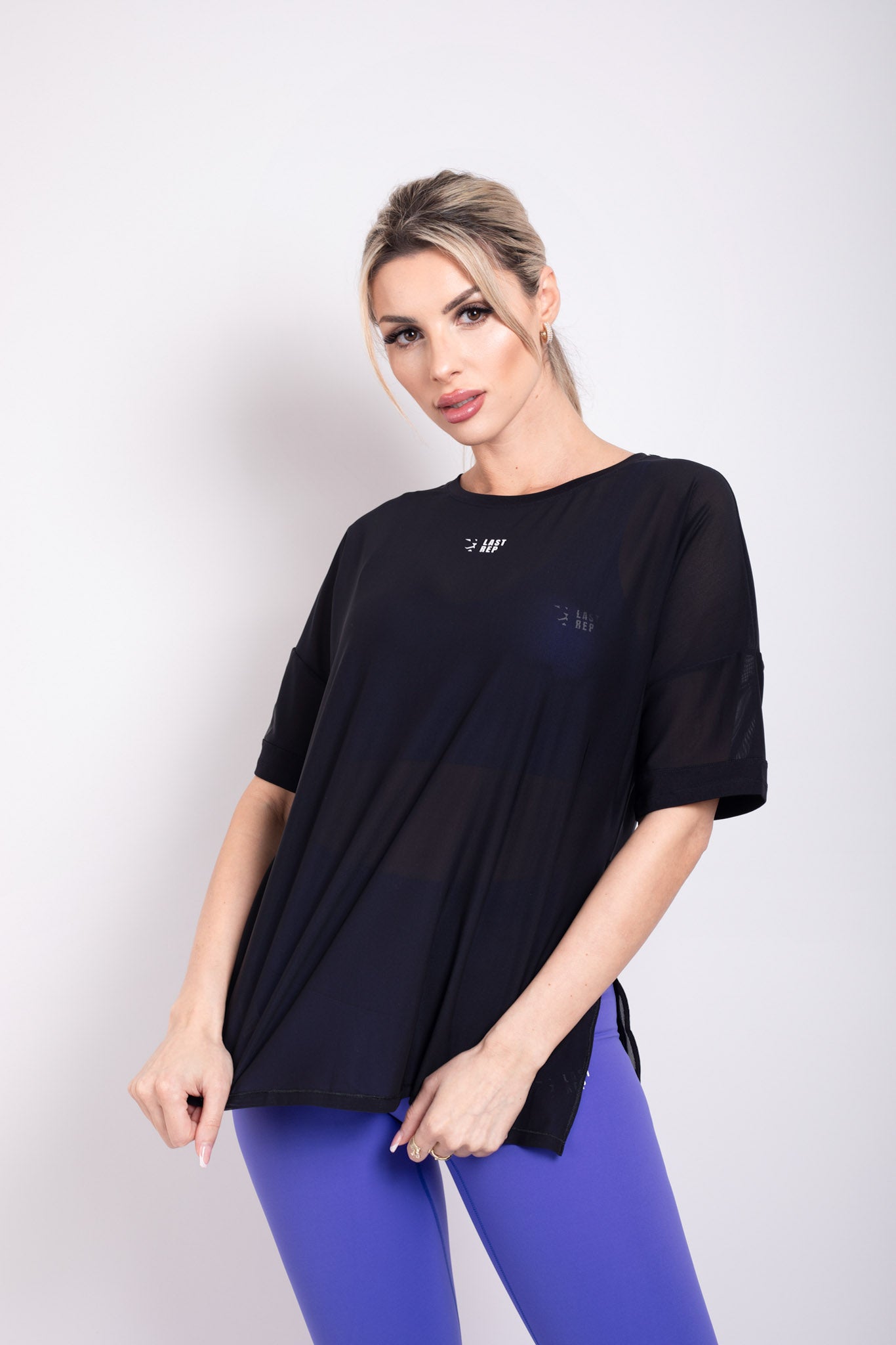 Women Mesh Cover Ups Black