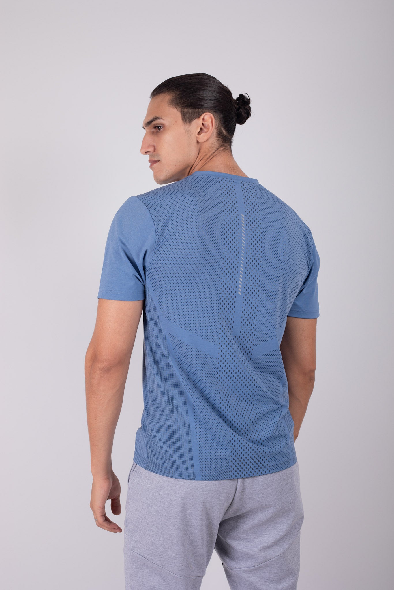 Wrinkle Free Performance T shirt Sky Blue