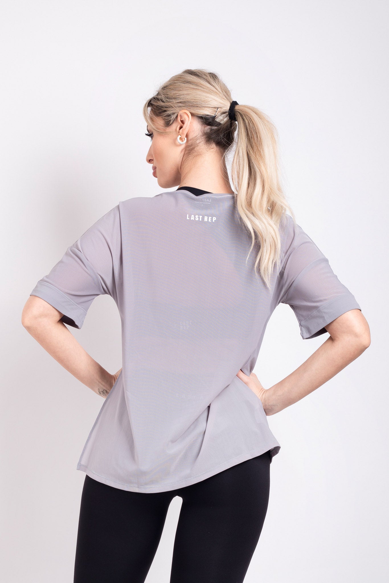 Women Mesh Cover Ups Cloud Grey