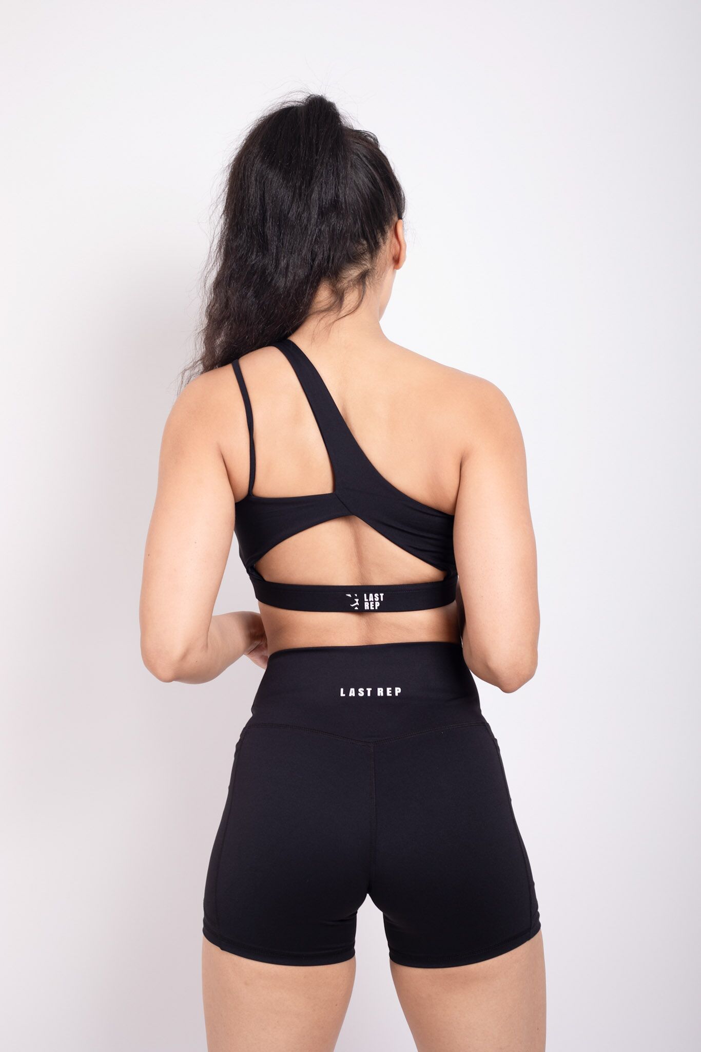 Sassy Sports Bra Short Set Black