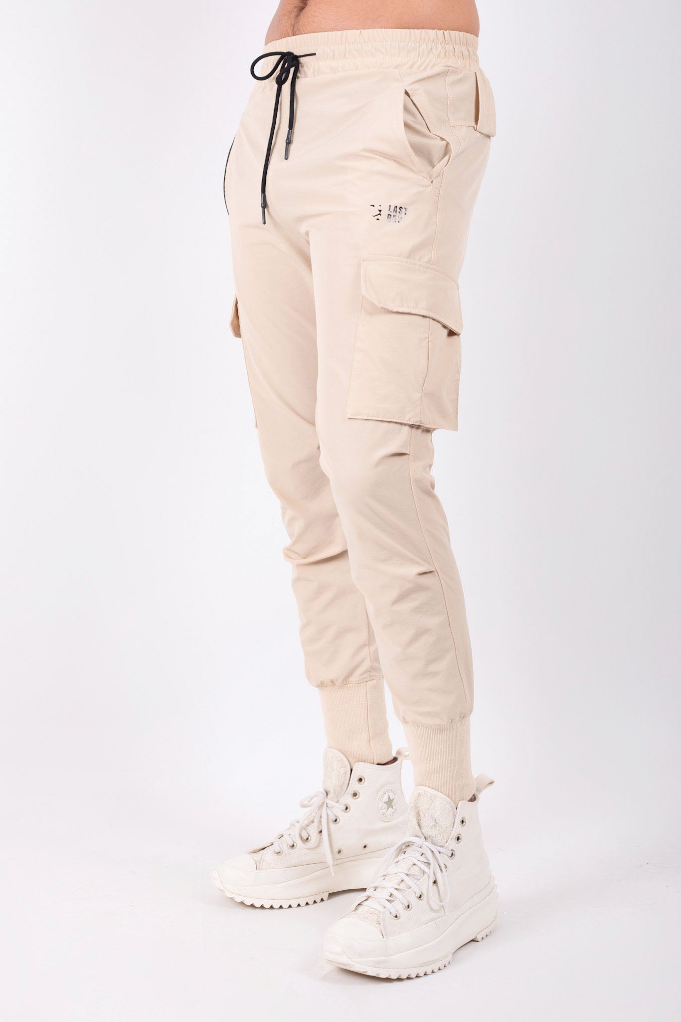 Core Cargo Sweat Pants Beige