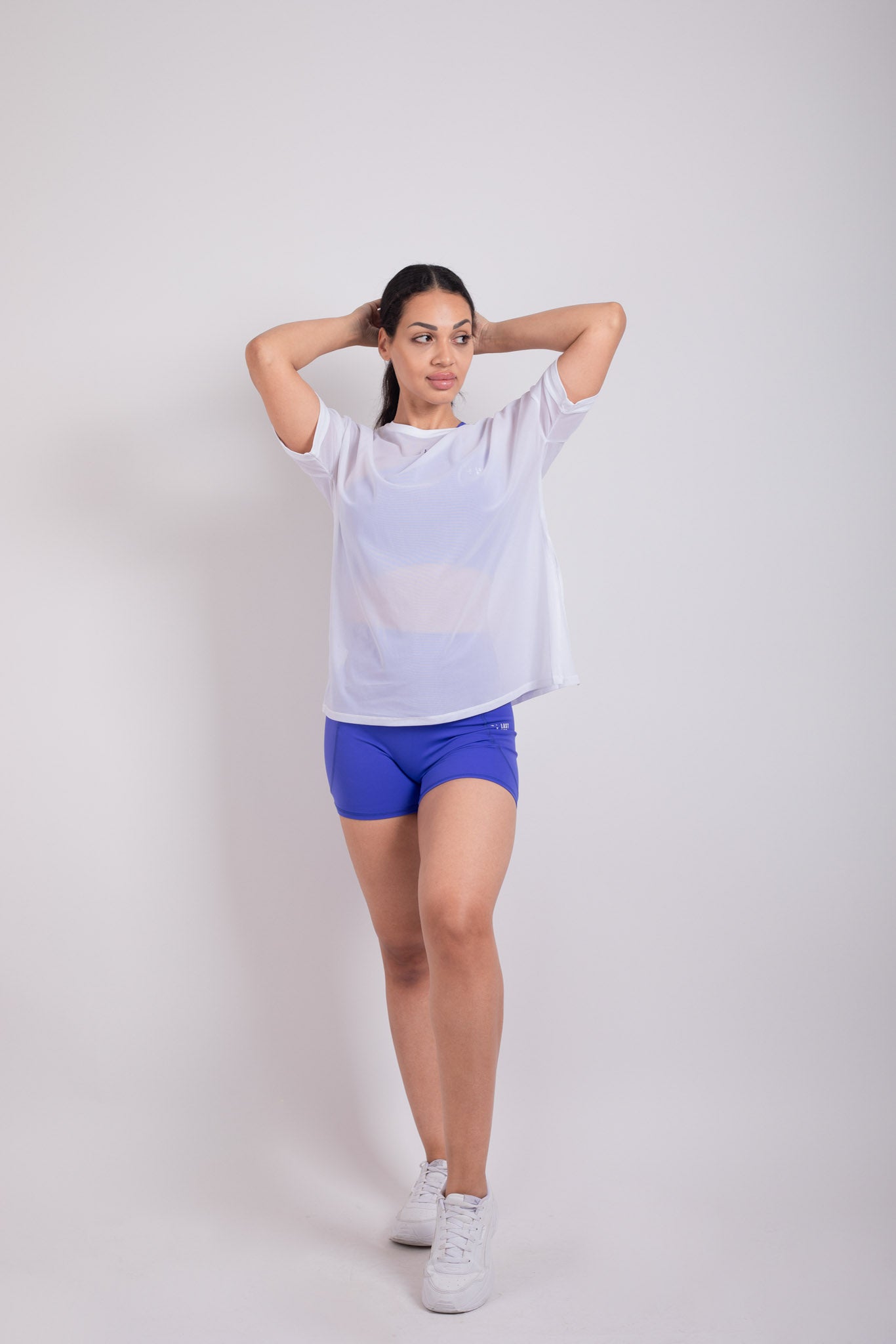 Women Mesh Cover Ups White