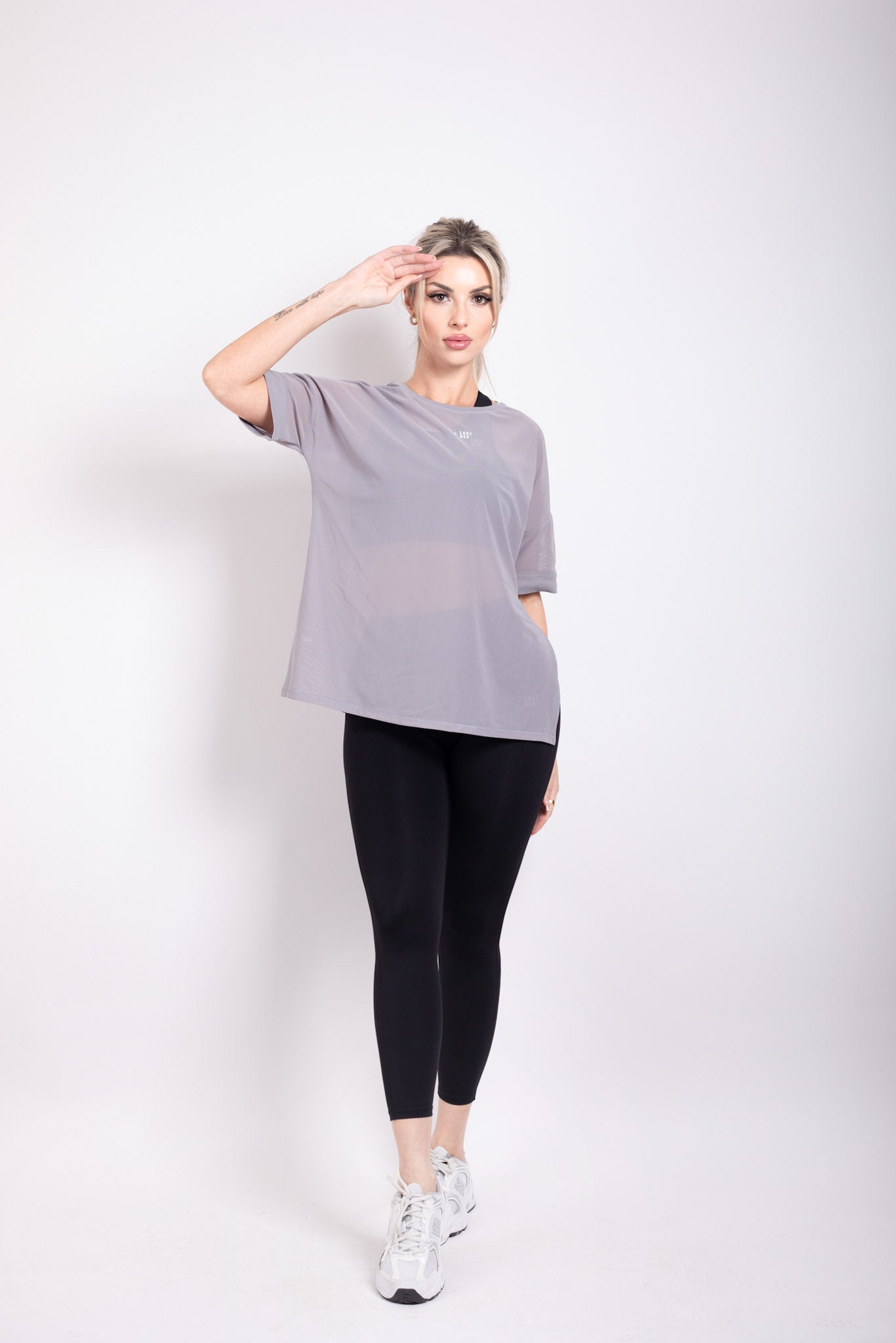 Women Mesh Cover Ups Cloud Grey