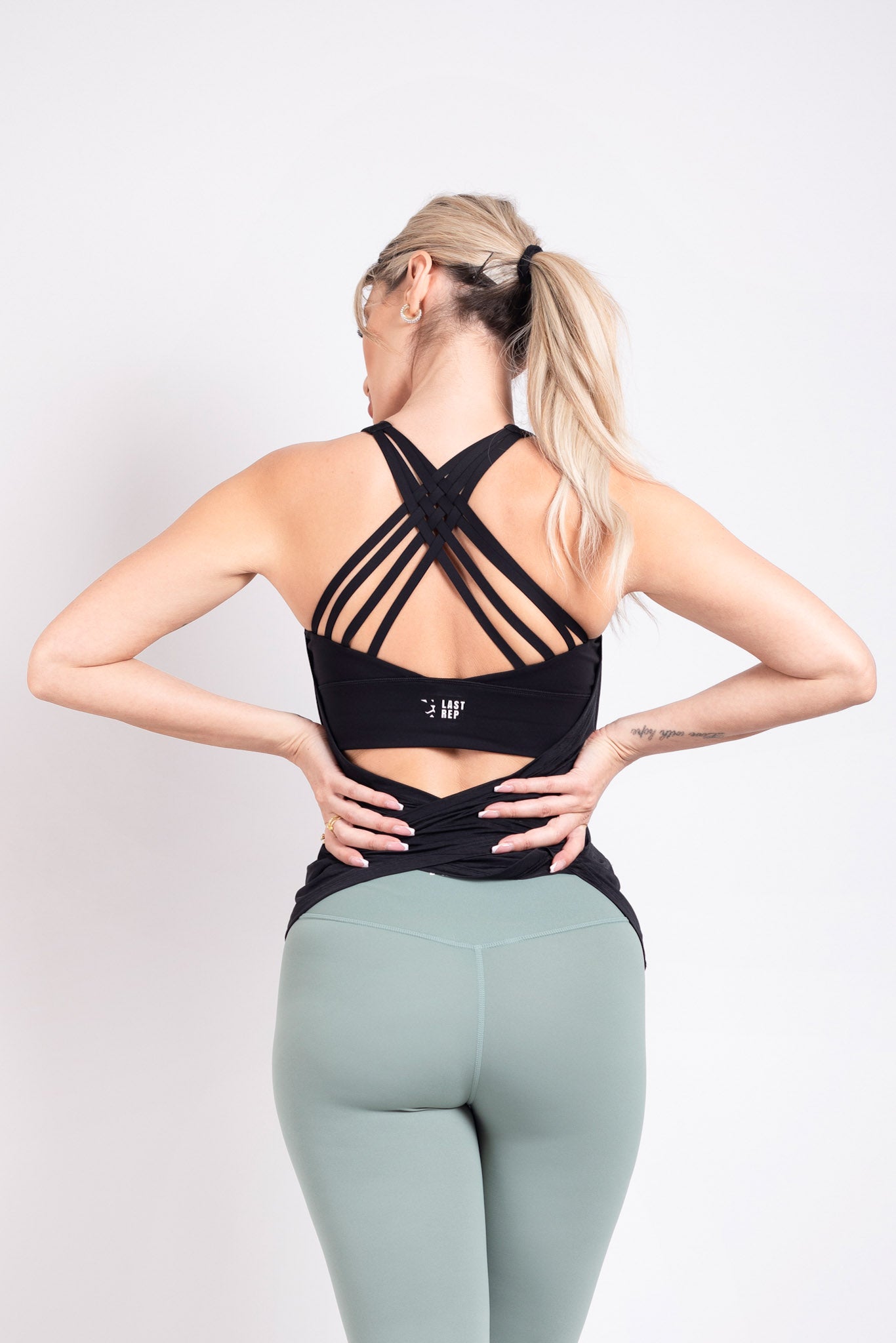 Spider Tank Top Black