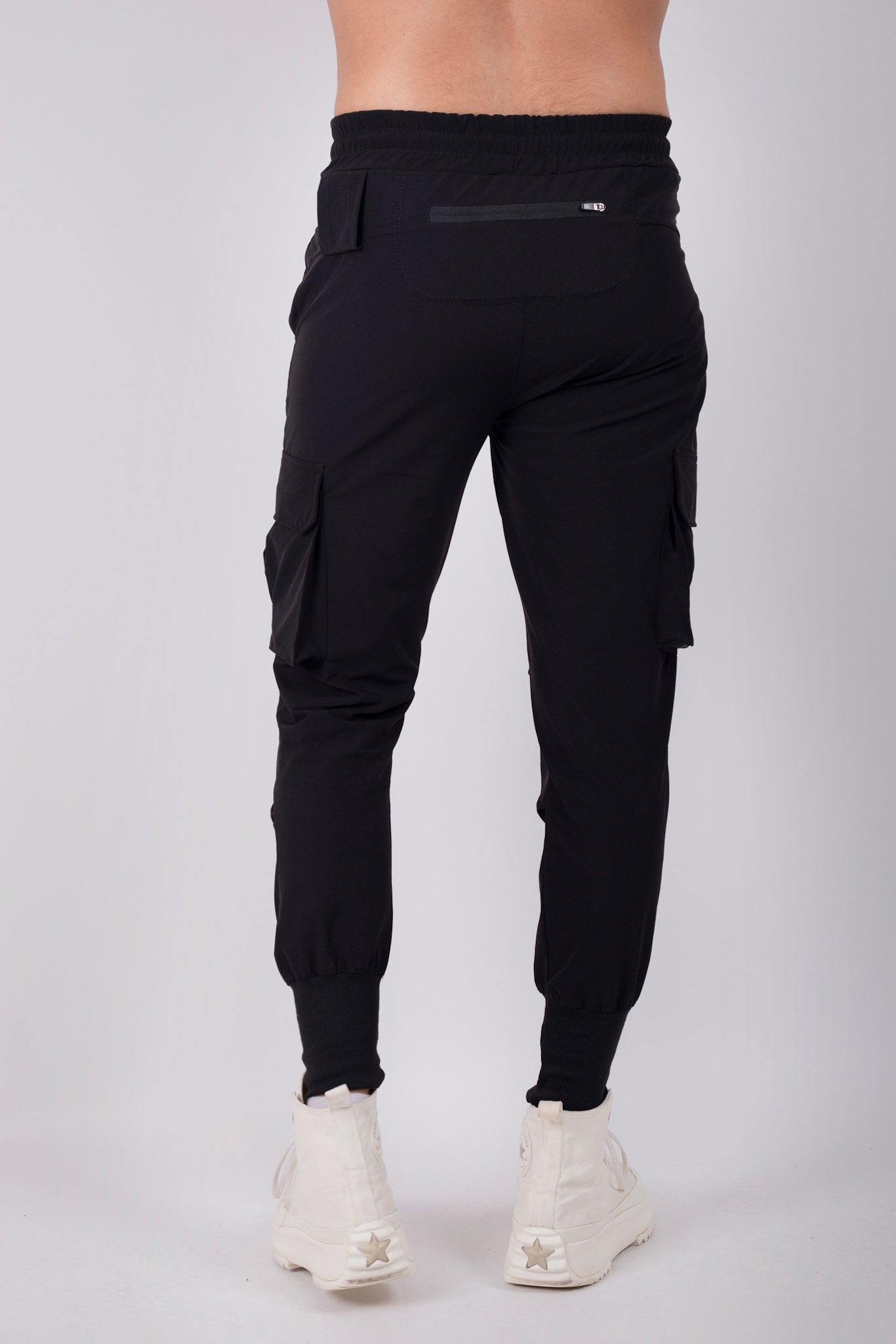 Core Cargo Sweat Pants Black