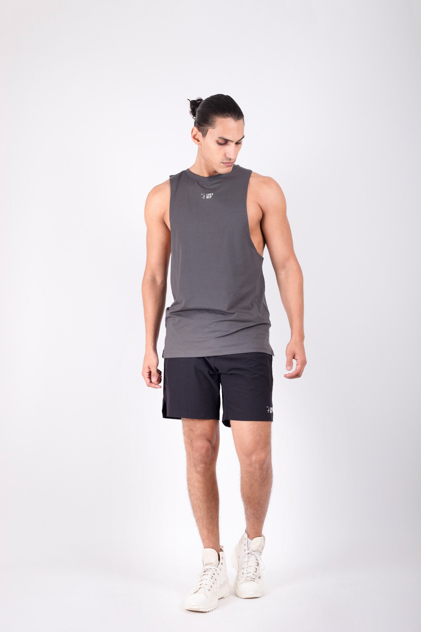 Men’s Solid Stringer Midnight Grey