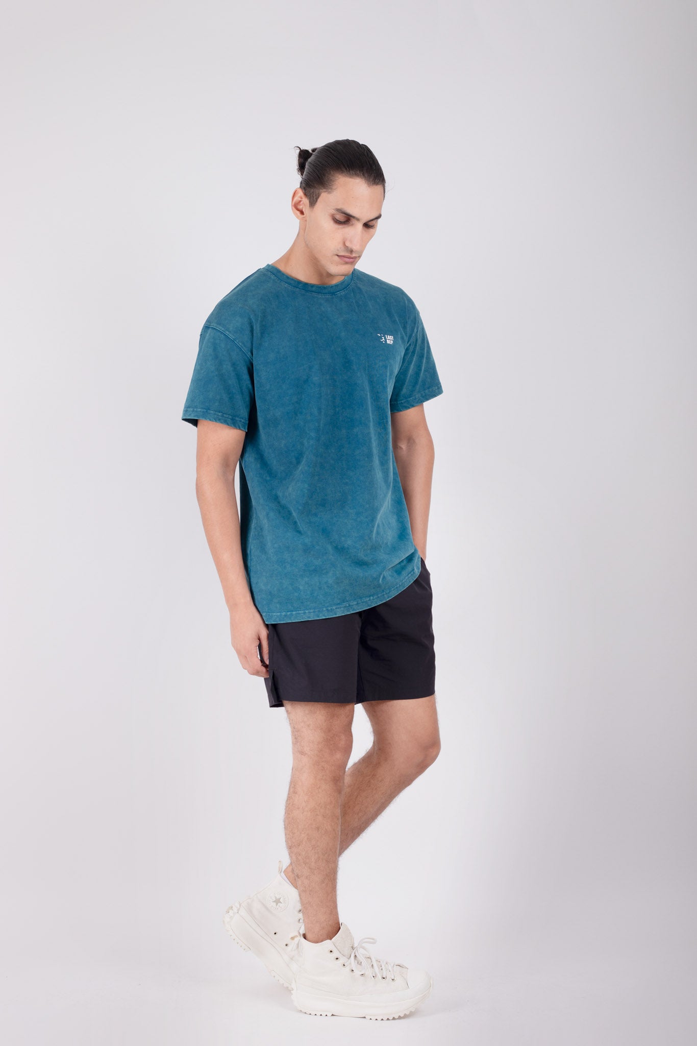 UAE Mark Oversized T-Shirt Acid Blue