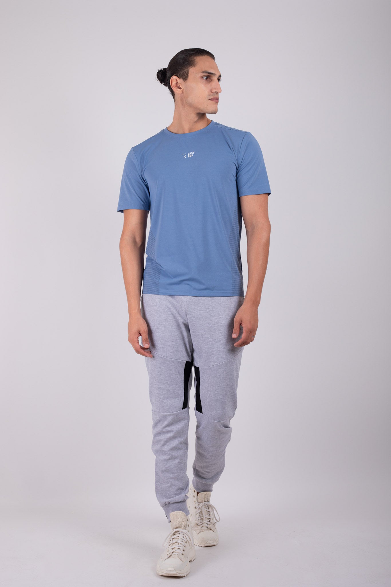 Wrinkle Free Performance T shirt Sky Blue