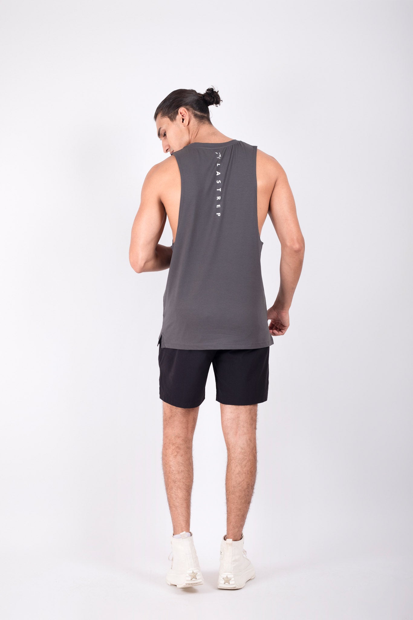 Men’s Solid Stringer Midnight Grey