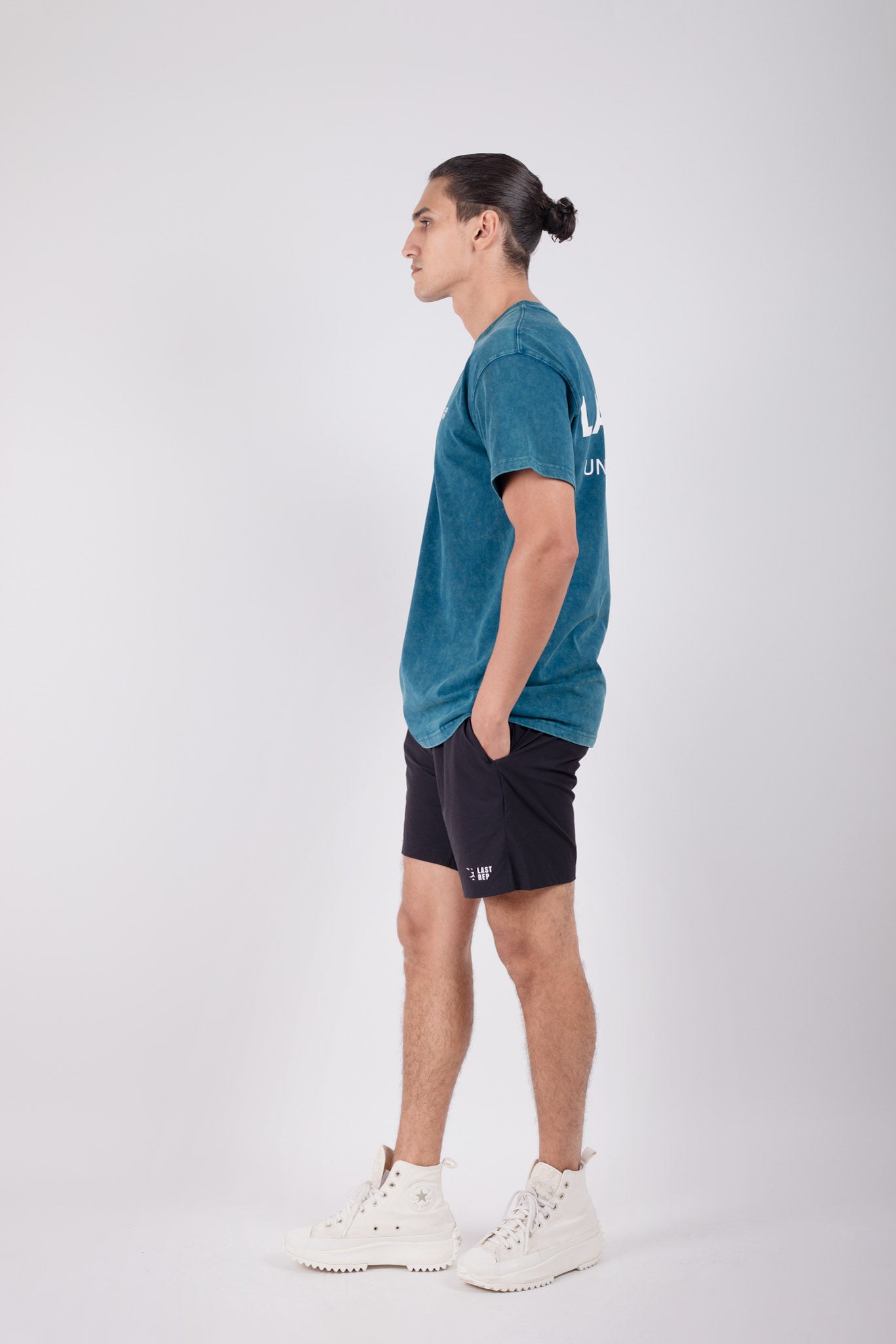 UAE Mark Oversized T-Shirt Acid Blue