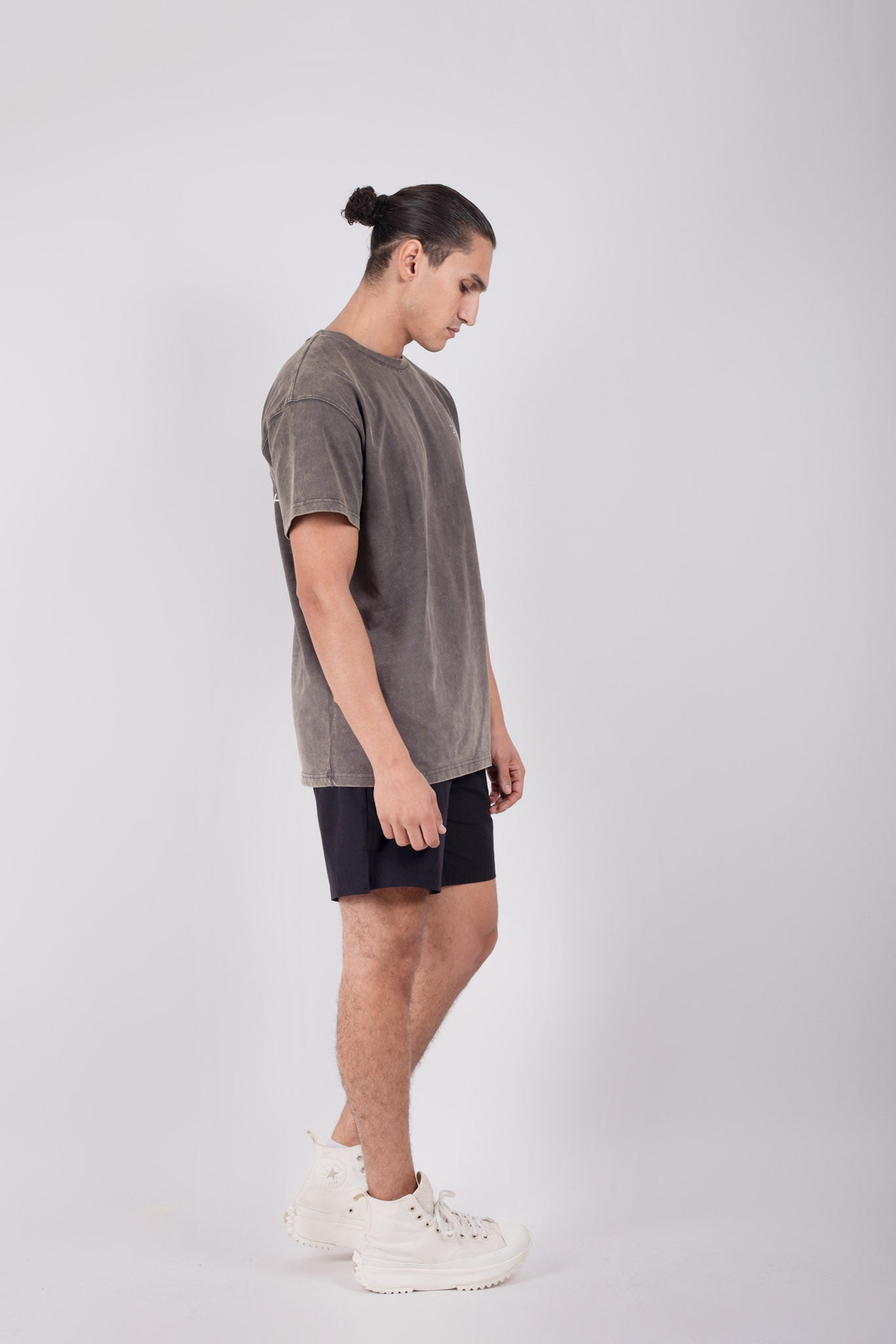 UAE Mark Oversized T-Shirt Acid Grey