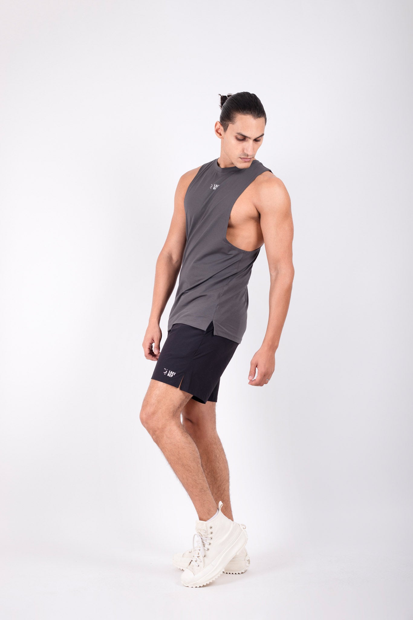 Men’s Solid Stringer Midnight Grey