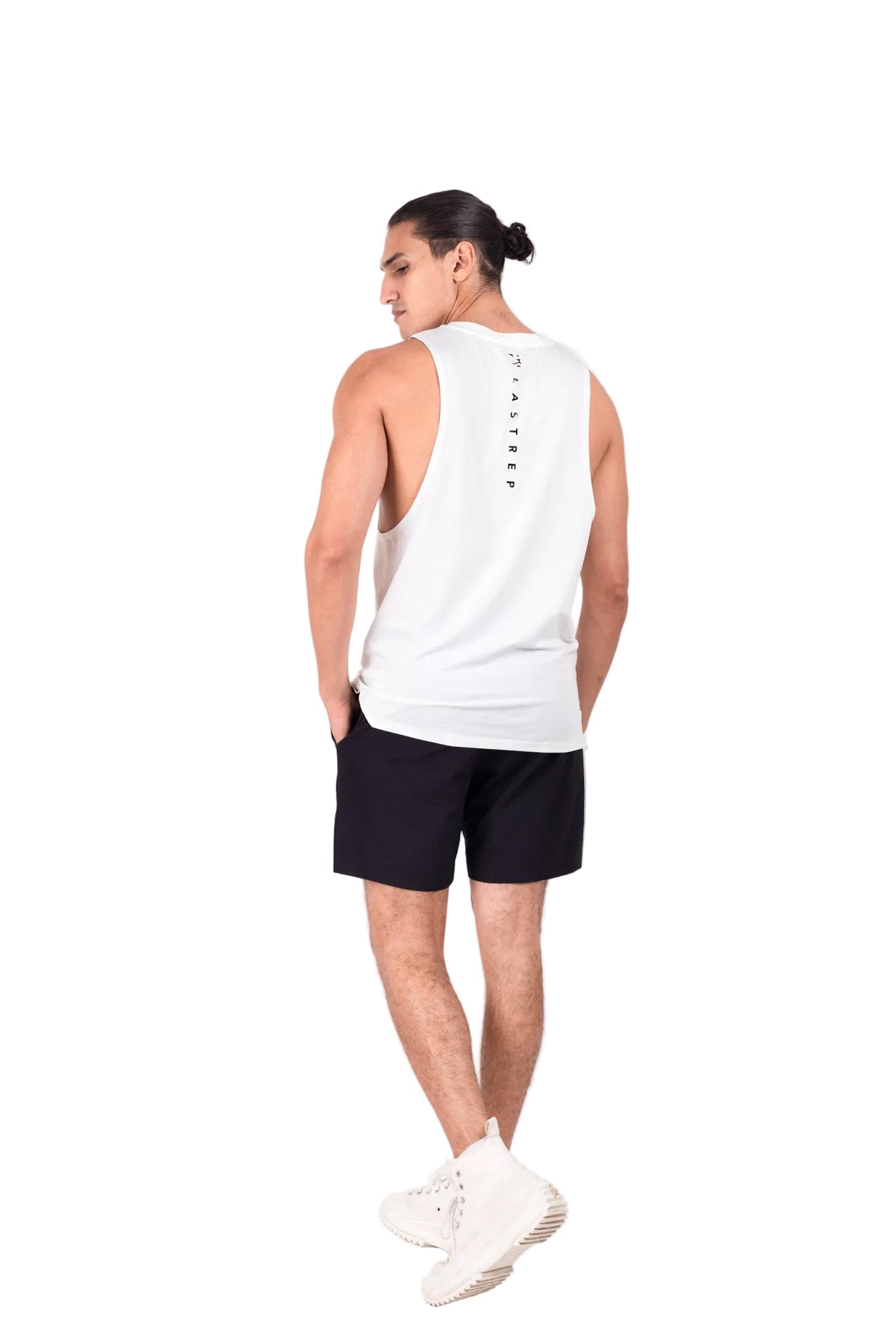 Men’s Solid Stringer White