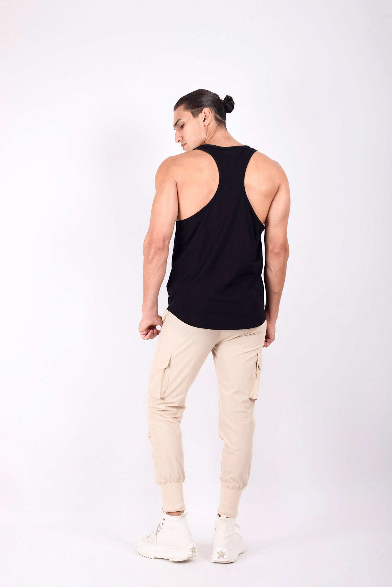 Core Cargo Sweat Pants Beige