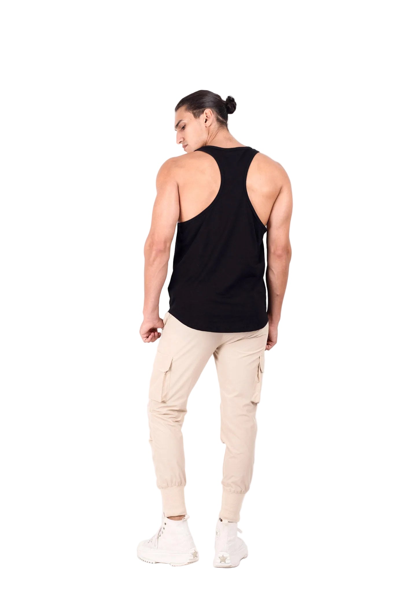 Core Cargo Sweat Pants Beige