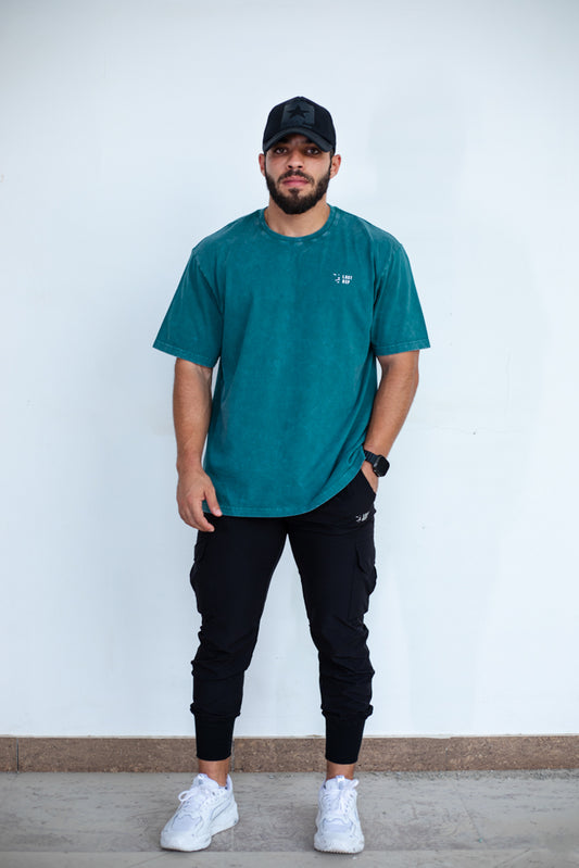 UAE Mark Oversized Men T-Shirt Acid Green