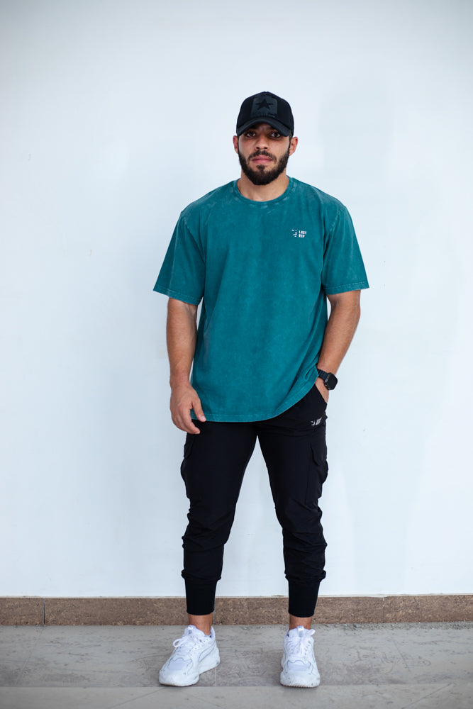 UAE Mark Oversized Men T-Shirt Acid Green