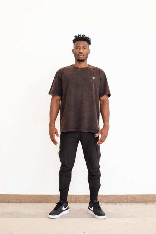 UAE Mark Oversized Men T-Shirt ACID RUST