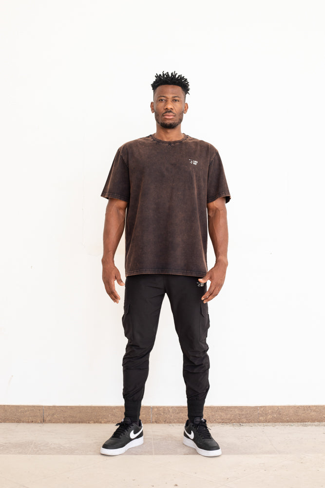 UAE Mark Oversized Men T-Shirt ACID RUST