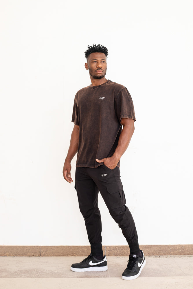 UAE Mark Oversized Men T-Shirt ACID RUST