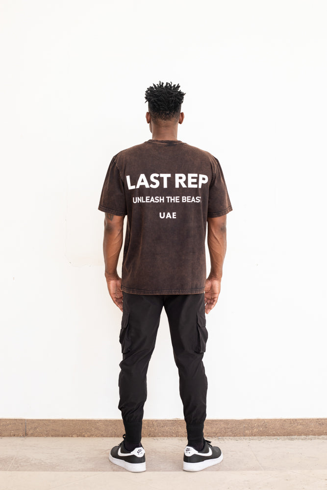 UAE Mark Oversized Men T-Shirt ACID RUST