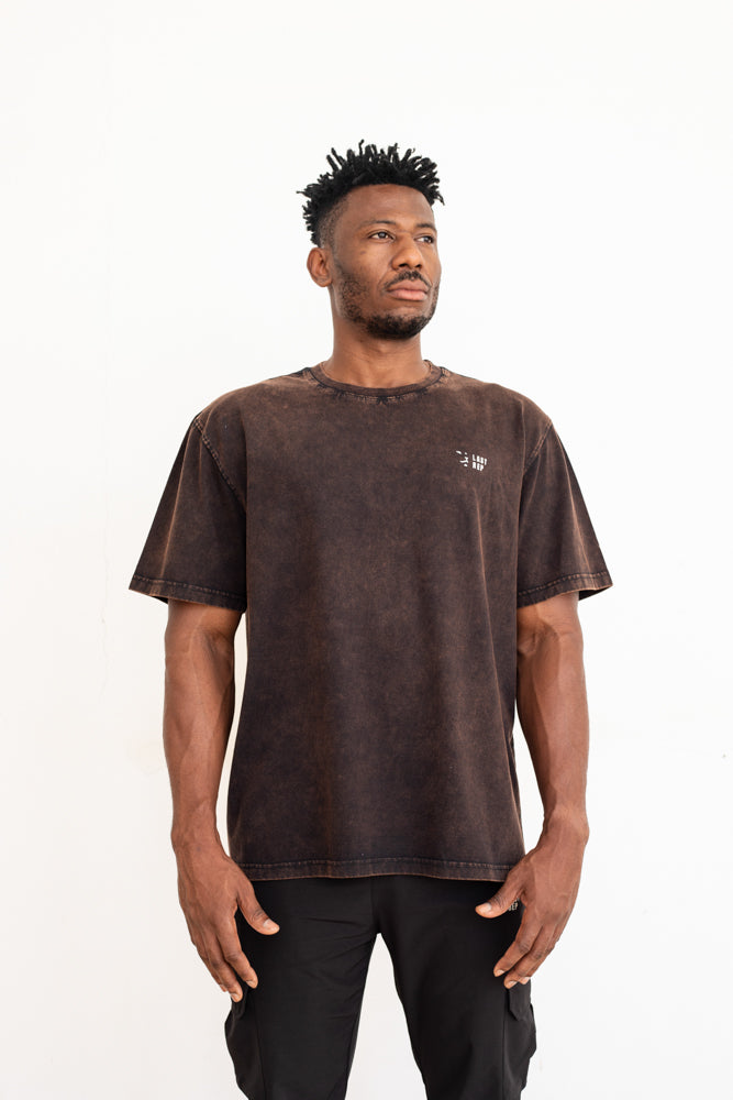 UAE Mark Oversized Men T-Shirt ACID RUST