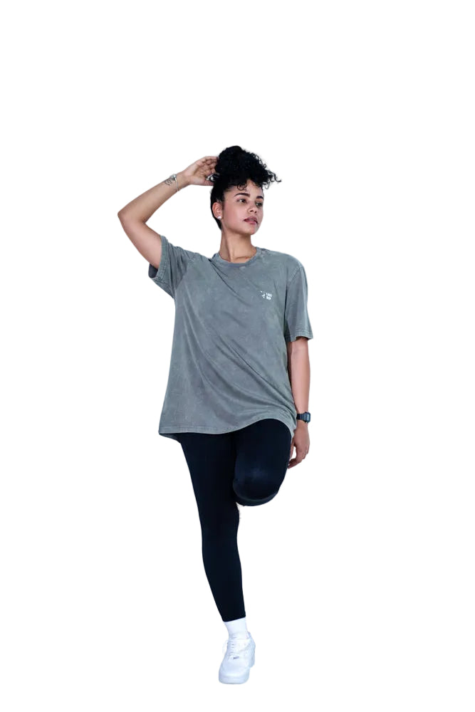 UNIS3X Oversize Tee Acid Taupe