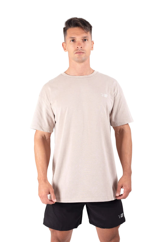 UAE Mark Oversized T-Shirt Acid Cream