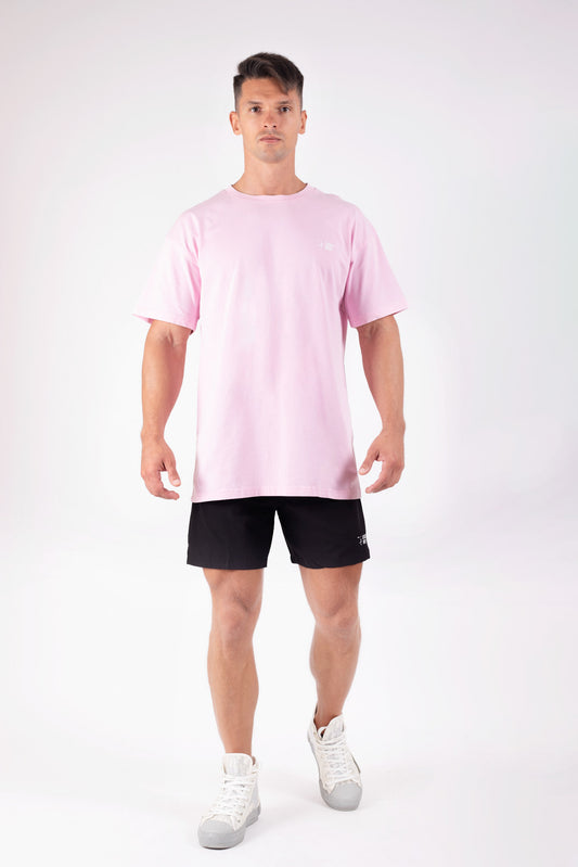 UAE Mark Oversized T-Shirt Pink