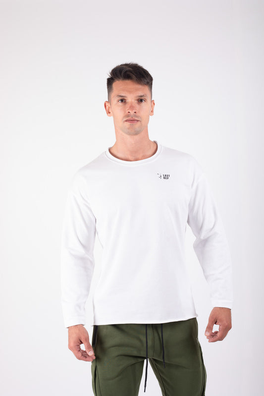 Long Sleeve Gym T-shirt White