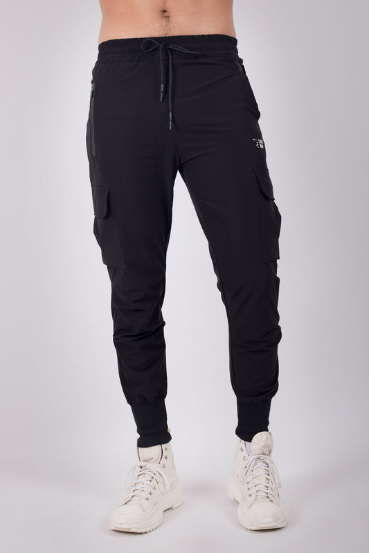 Core Cargo Sweat Pants Black