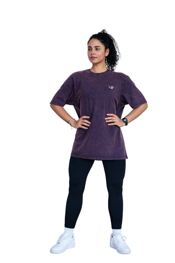 UAE Mark Oversized Women T-Shirt Acid Berry
