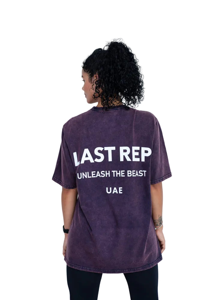 UAE Mark Oversized Women T-Shirt Acid Berry
