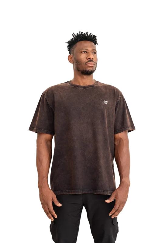 UAE Mark Oversized Men T-Shirt ACID RUST