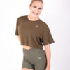 Long sleeve top and short set for women